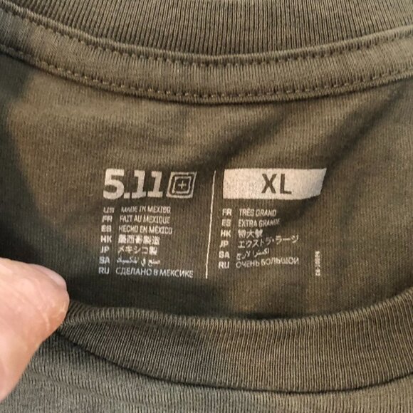 5.11 Tactical Mens T-Shirt Size XL Short Sleeve Camo Germany Army Graphic Tee - Picture 7 of 8